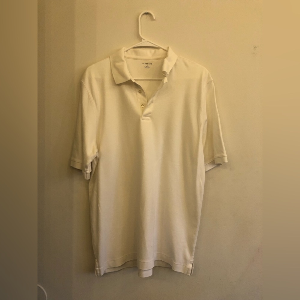 White Short Sleeve Men’s Polo Shirt